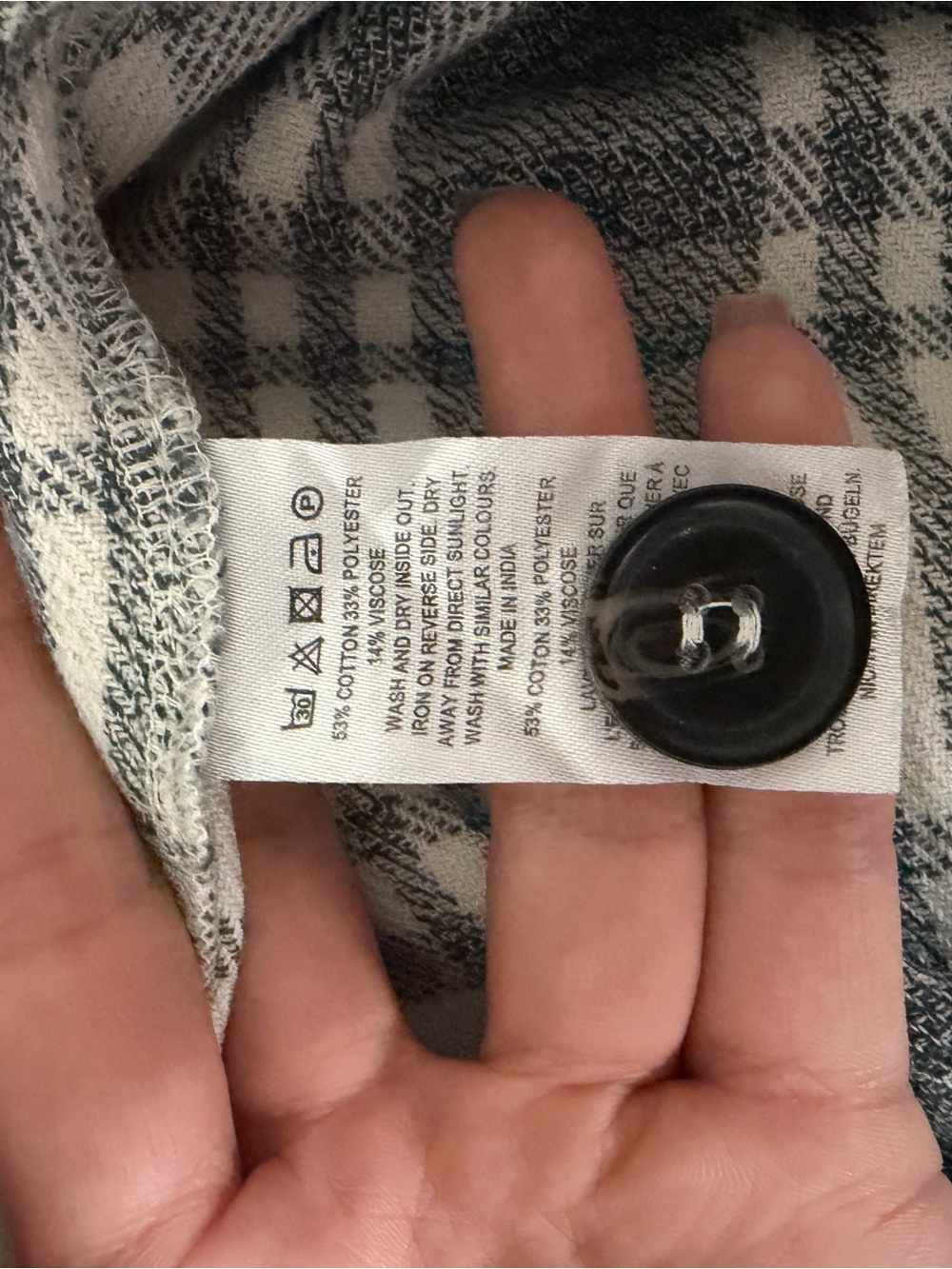 French Connection Flannel Shacket - Picture 11 of 12